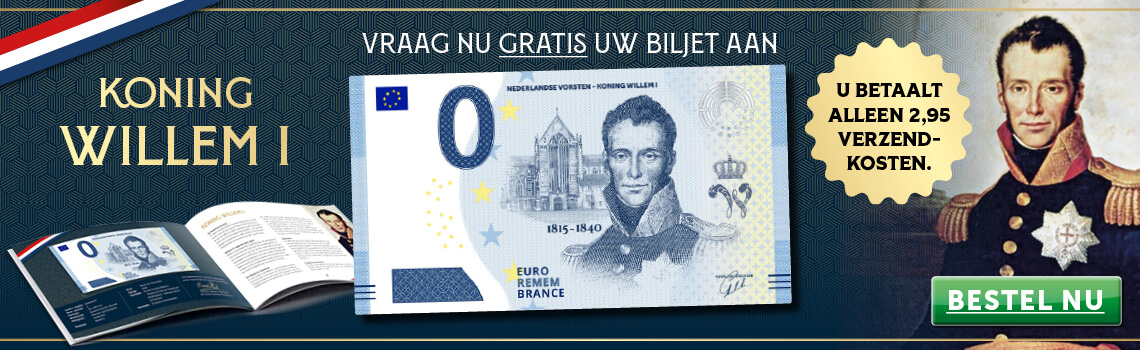 willem 1 biljet