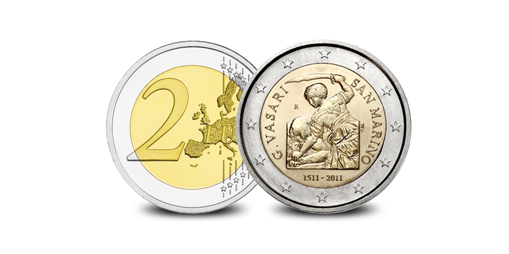 Exclusieve €2 San Marino Vasari Exclusieve €2 San Marino Vasari