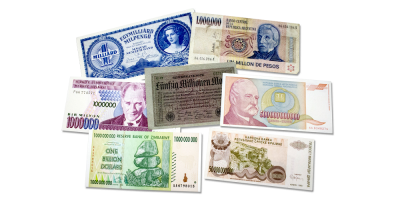 Uw set met 7 bankbiljetten