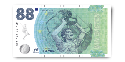 Marco van Basten EK'88 biljet