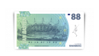 Officiële Bankbiljet ter ere van Marco van Basten handgesigneerd!
