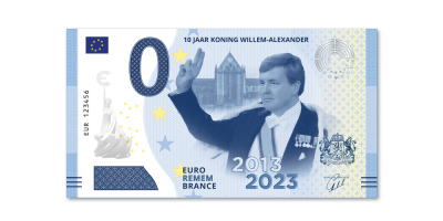 Herdenkingsbiljet - 10 jaar Koning 