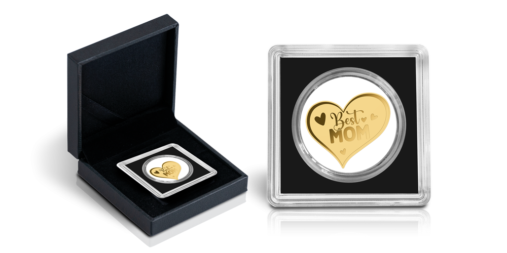Een puur gouden hartvormig geschenk voor Moederdag! Een puur gouden hartvormig geschenk voor Moederdag!