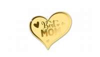 Een puur gouden hartvormig geschenk voor Moederdag!