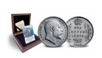SS City of Cairo Indiase zilveren Roepie Edward VII