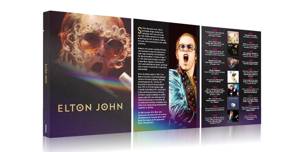 5 kleurrijke vergulde Elton John munten eerbetoon aan een muzieklegende!