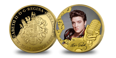 Elvis Presley™ goud verguld
