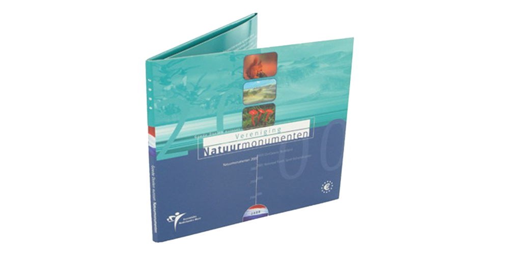 Nederlandse euromunten jaarset uit 2000, De set van goede doelen met als thema Natuurmonumenten Nederlandse euromunten jaarset uit 2000, De set van goede doelen met als thema Natuurmonumenten