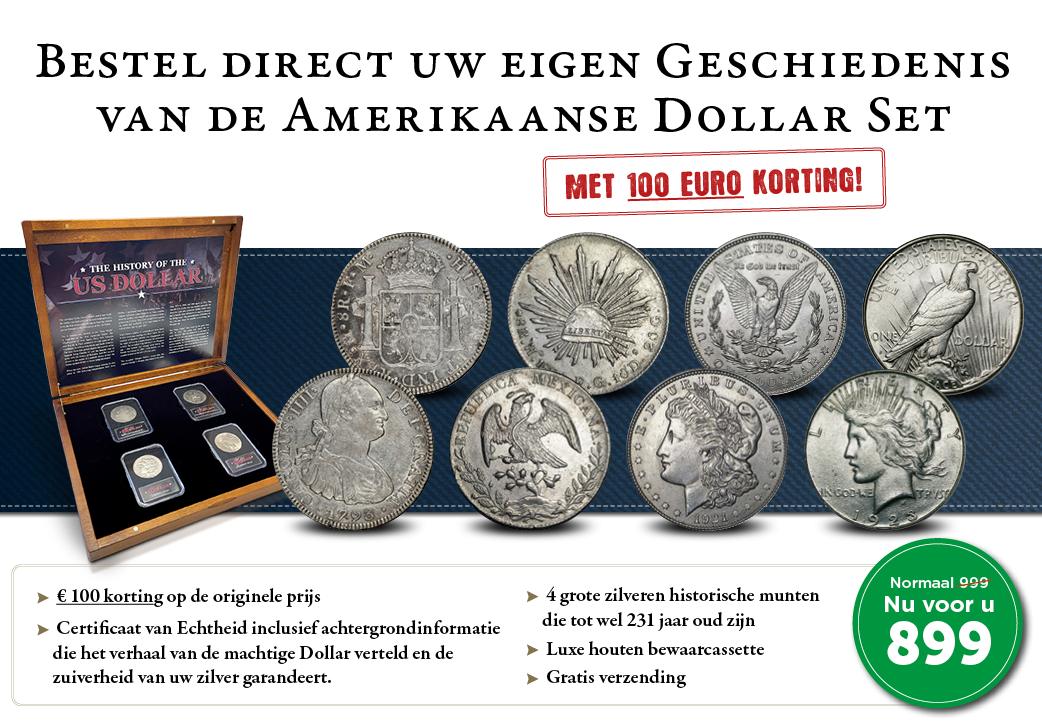De Geschiedenis van de U.S.Dollar in 4 Originele Zilveren