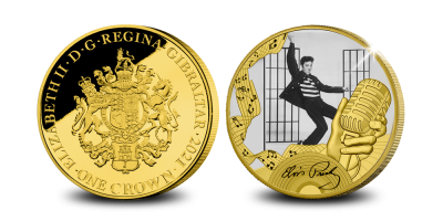 Elvis Presley™ – Jailhouse Rock, goud vergulde munt (start reeks 1/5)