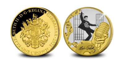 Elvis Presley™ – Jailhouse Rock, vergulde munt (start reeks 1/5)