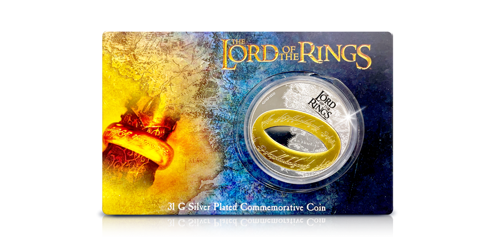 Munt gelverd in LotR blister