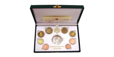 Vaticaanstad 2010 denominatieset in Proof kwaliteit 