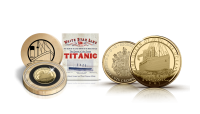 De Titanic in 24-karaats massief goud 